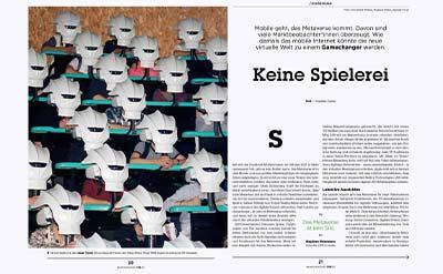 absatzwirtschaft Magazin – Innenteil mit Bildstrecke