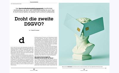 absatzwirtschaft Magazin – Innenteil mit Bildstrecke