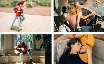 Allianz Direct Kampagne – Vier Motive aus vier Ländern in einer Collage