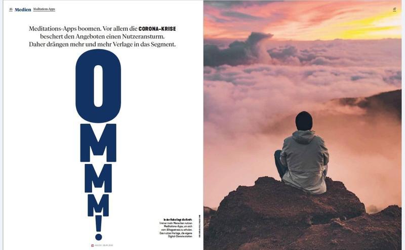 MEEDIA Magazin – Innenteil mit Bildstrecke